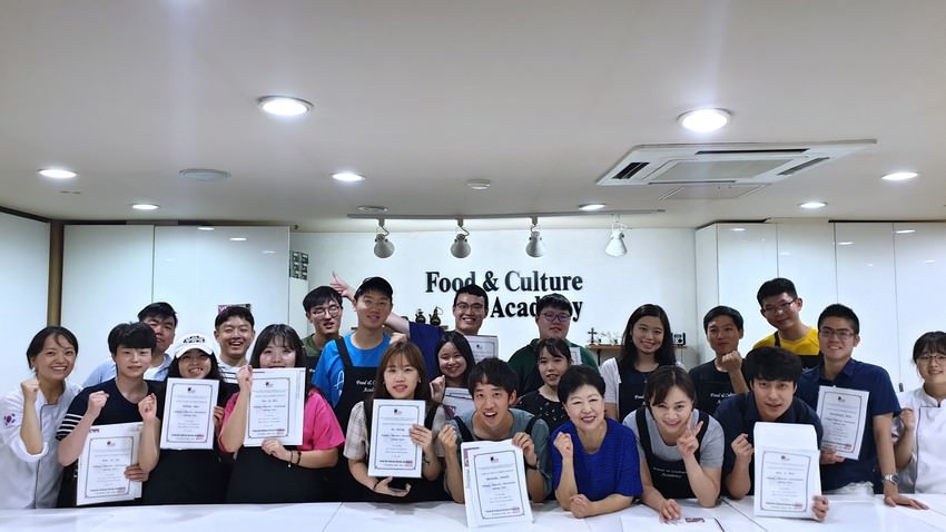 Youth ambassadors at a food and culture academy